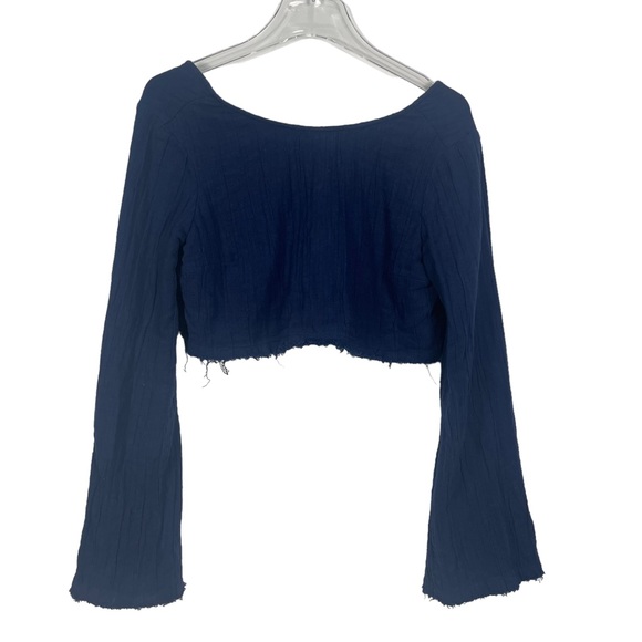Free People Cuddle Up Top Navy Size XS - Picture 1 of 9